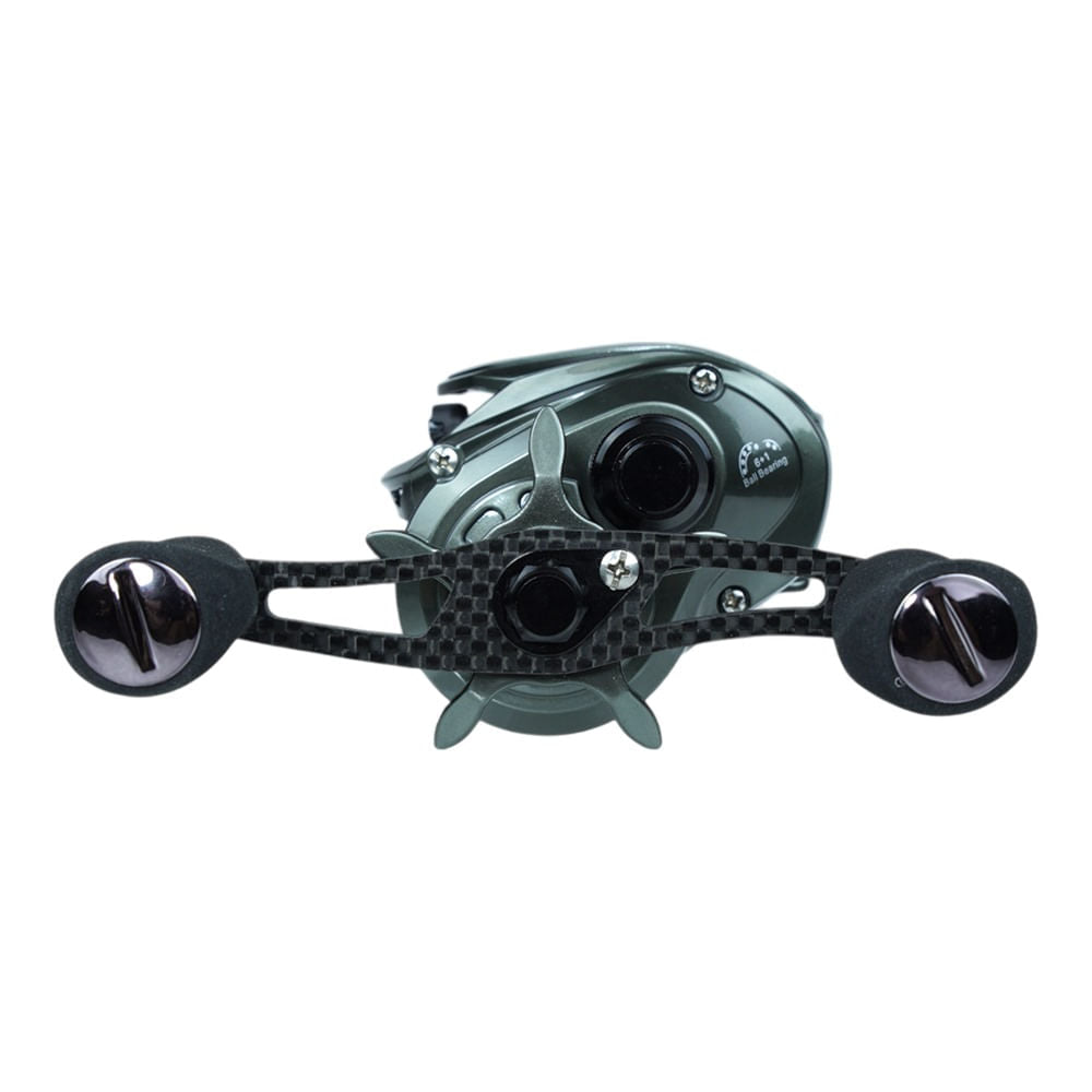 Carretilha Esquerda 7.2:1 Drag 5Kg Durendal Carbon Pesca Brasil