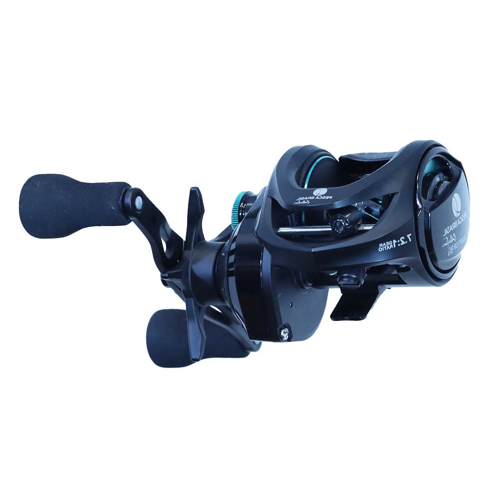 Carretilha Durendal BG direita 6+1 rolamentos de carbono Pesca Brasil