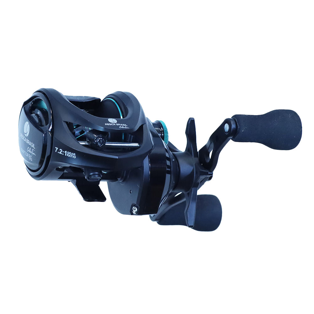 Carretilha Durendal BG esquerda 6+1 rolamentos de carbono Pesca Brasil
