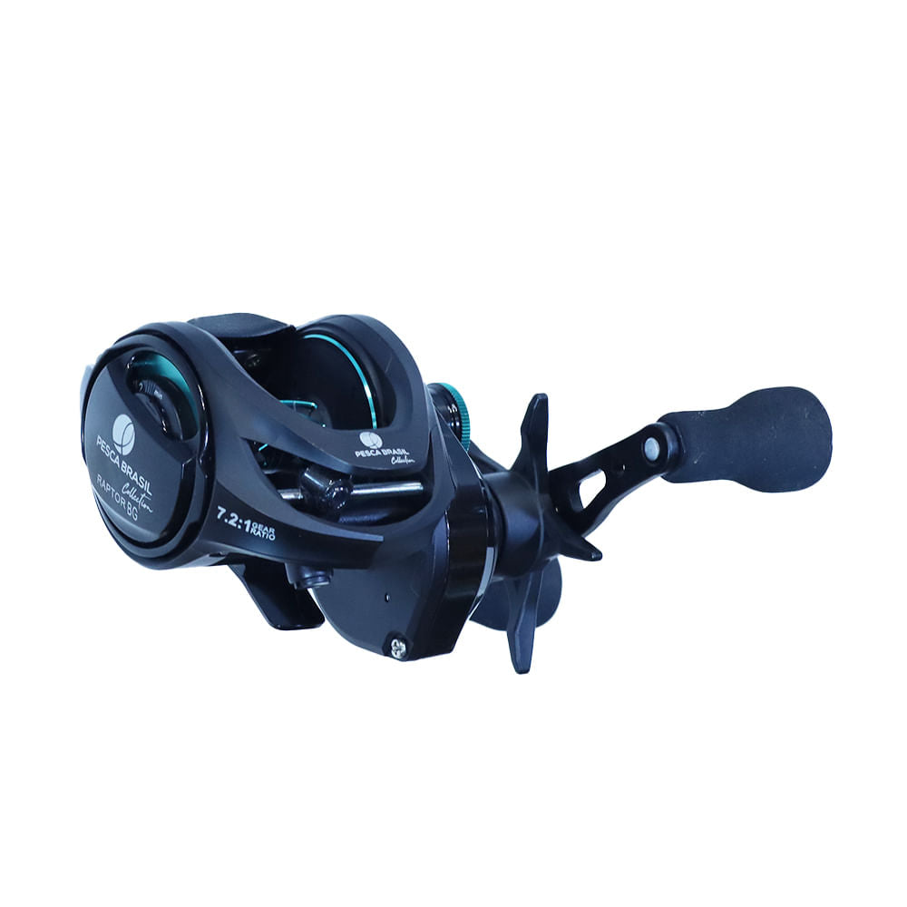 Carretilha Durendal BG esquerda 6+1 rolamentos de carbono Pesca Brasil