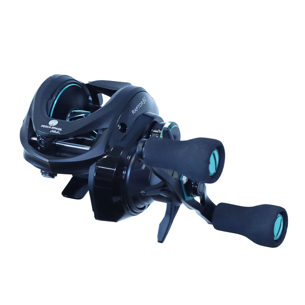 Carretilha Durendal BG esquerda 6+1 rolamentos de carbono Pesca Brasil