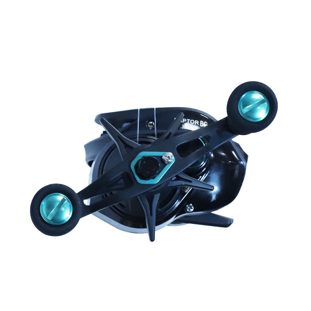 Carretilha Durendal BG esquerda 6+1 rolamentos de carbono Pesca Brasil