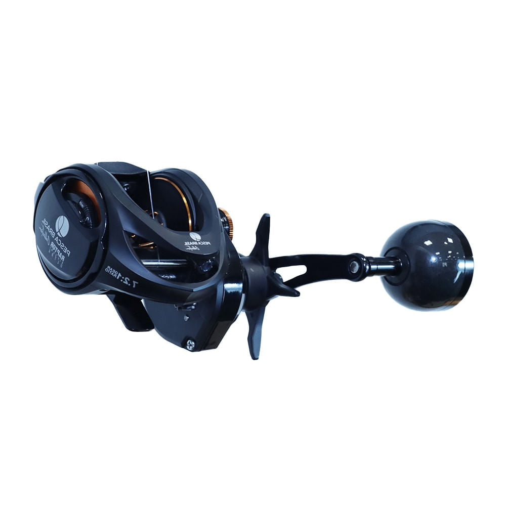 Carretilha Durendal BG Ultra esquerda 6+1 rolamentos de carbono Pesca Brasil