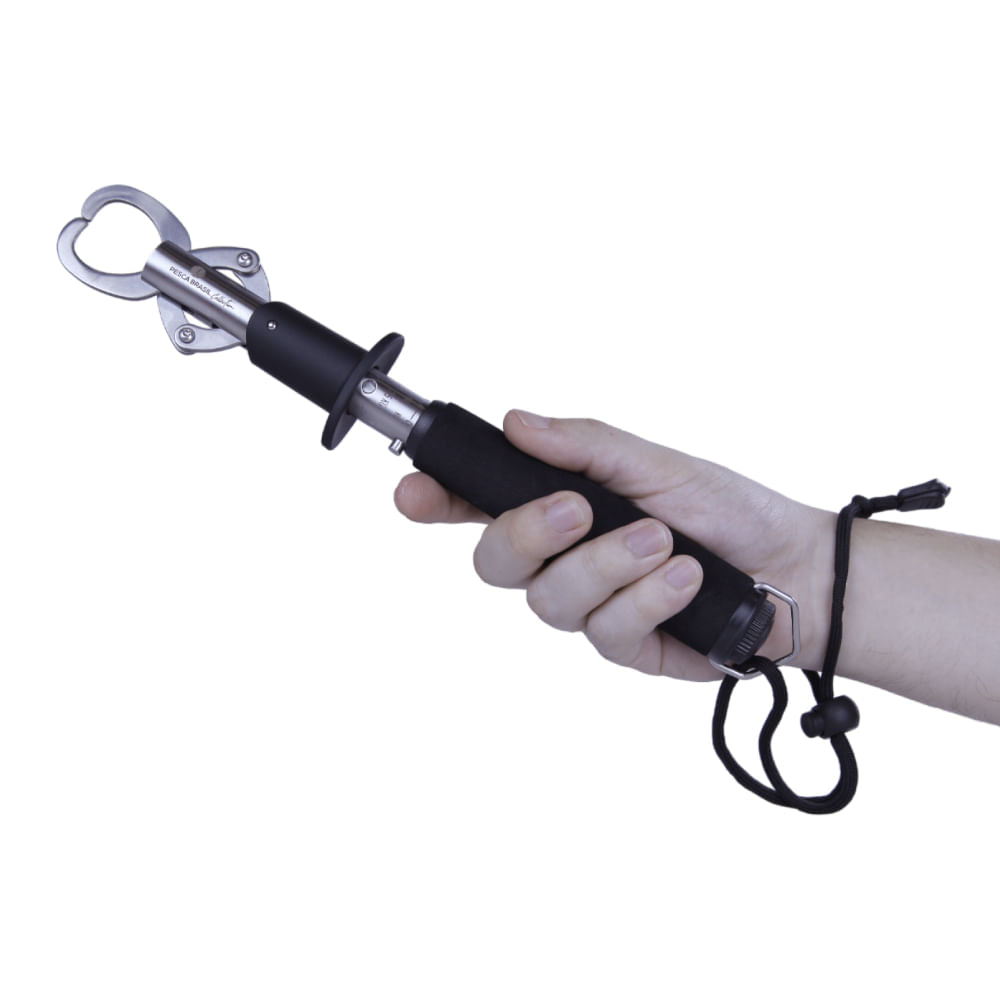 Alicate Garra Steel Resistente e Prático Com Balança até 25kg Pesca Brasil