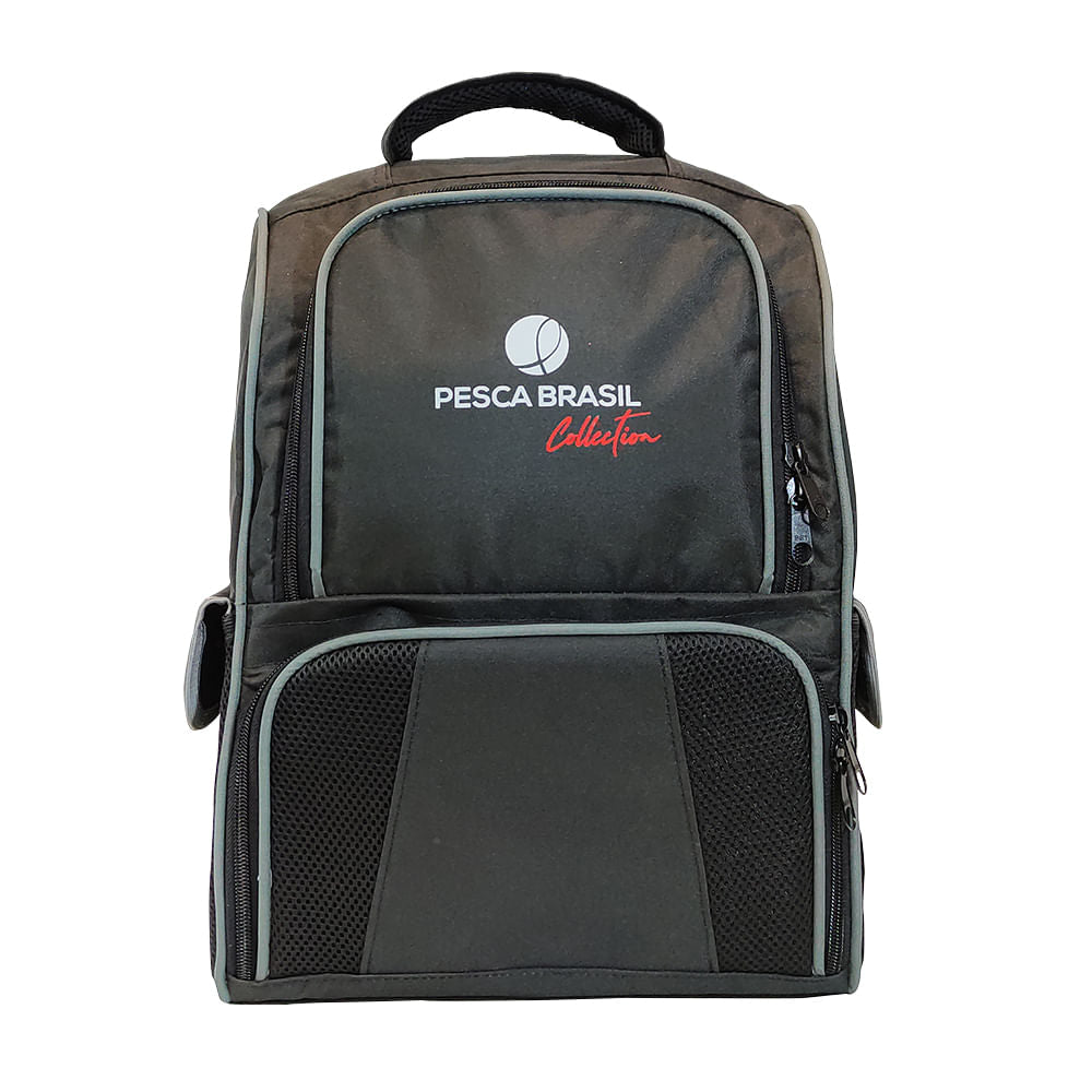 Mochila de pesca Fishing Bag de 30 litros e 3 estojos Pesca Brasil