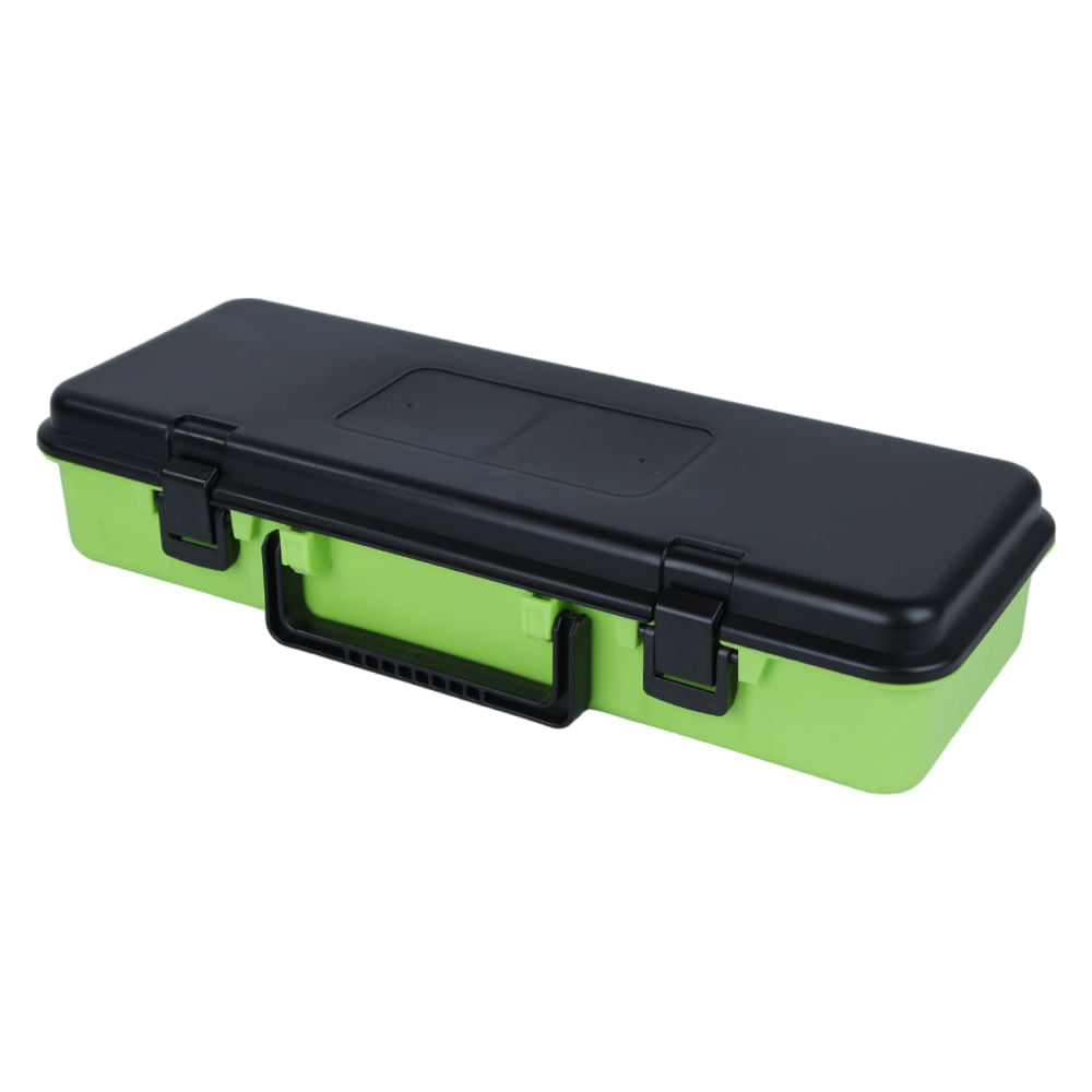 Maleta de Pesca 401608 Possui Divisórias e Tampa com Trava, Ideal para Iscas Anzóis e Giradores Pesca Brasil