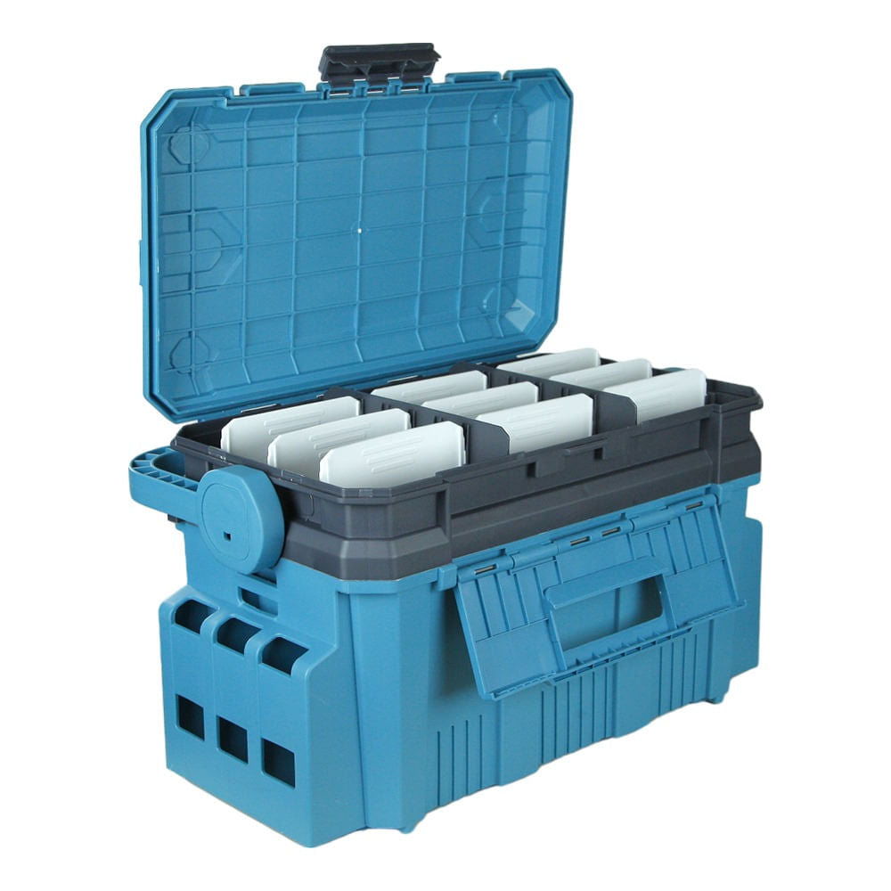 Caixa de Pesca 452526 Amplo Espaço Com Estojo e Divisórias Ajustáveis Ideal para Iscas Anzóis e Chicotes Pesca Brasil