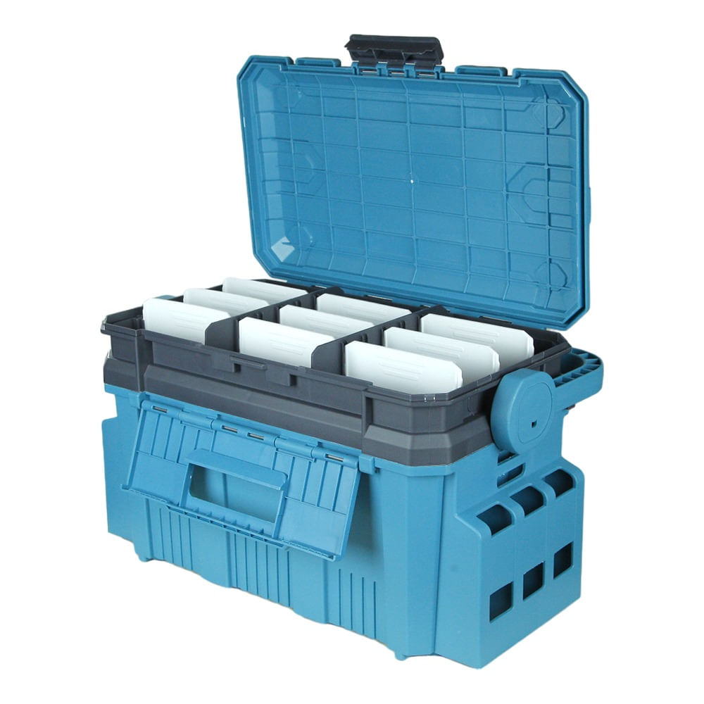 Caixa de Pesca 452526 Amplo Espaço Com Estojo e Divisórias Ajustáveis Ideal para Iscas Anzóis e Chicotes Pesca Brasil