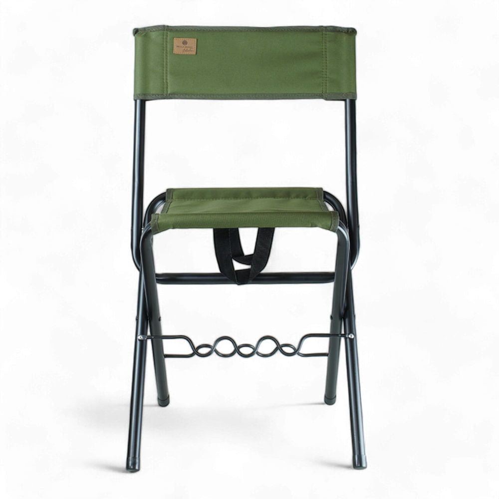 Banqueta Pescador Pesca Brasil com Apoio para Vara de Pesca