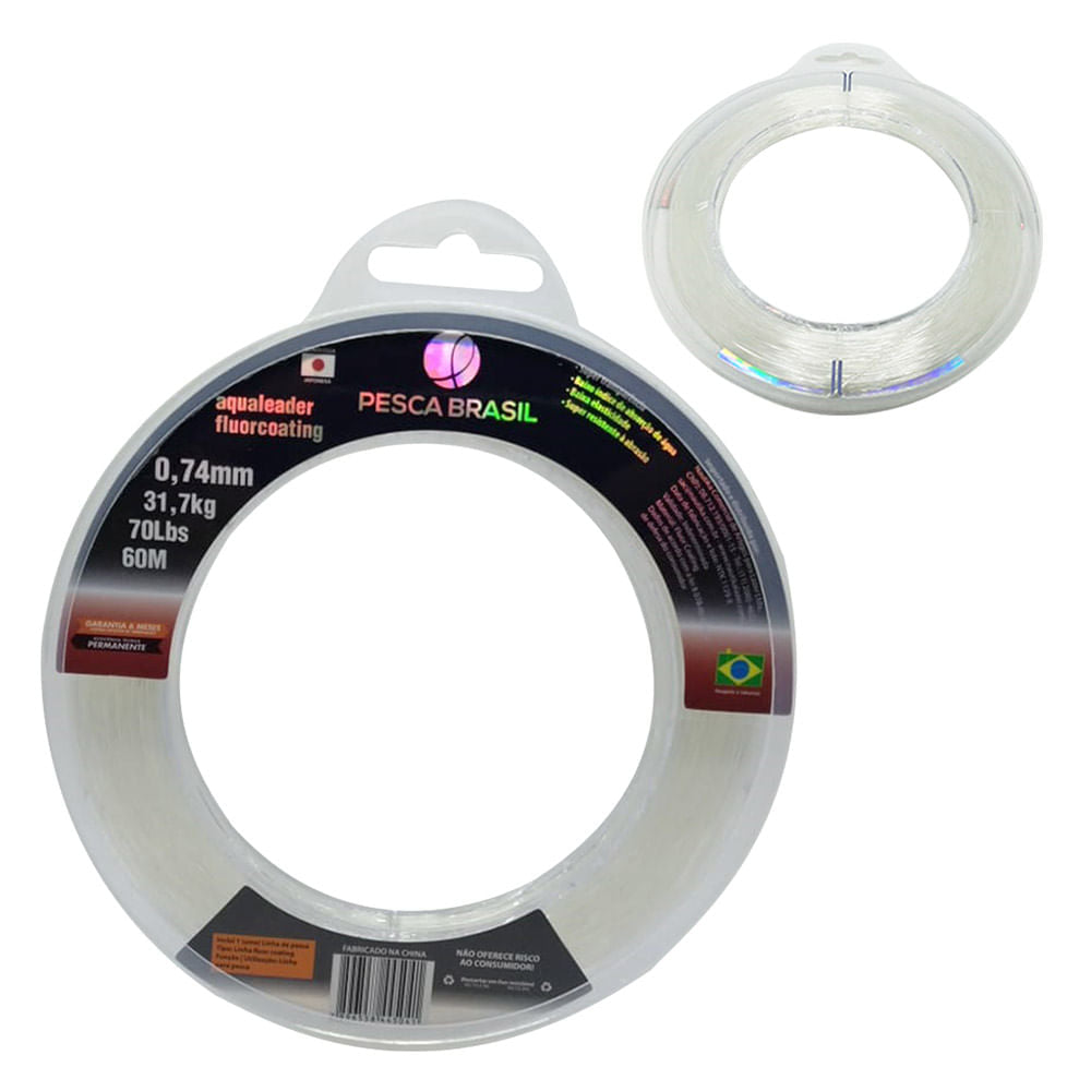 Linha de pesca Pesca Brasil Aqualeader Fluorcoating