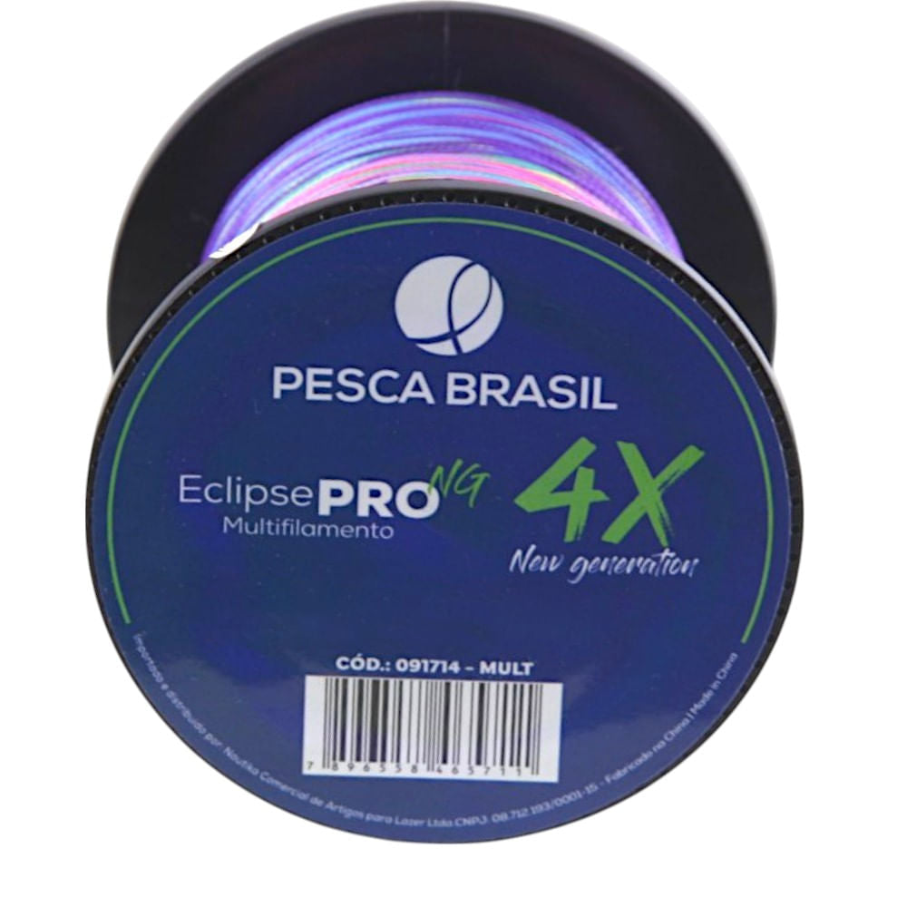 Linha de pesca 500m 0,20mm Multi Eclipse Pro 4X NG Pesca Brasil