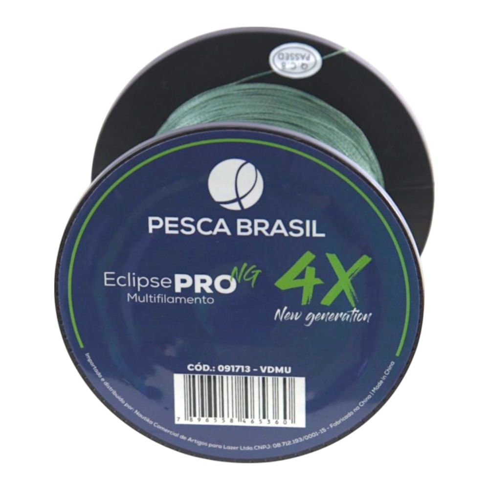 Linha de pesca 500m 0,20mm Multi Eclipse Pro 4X NG Pesca Brasil