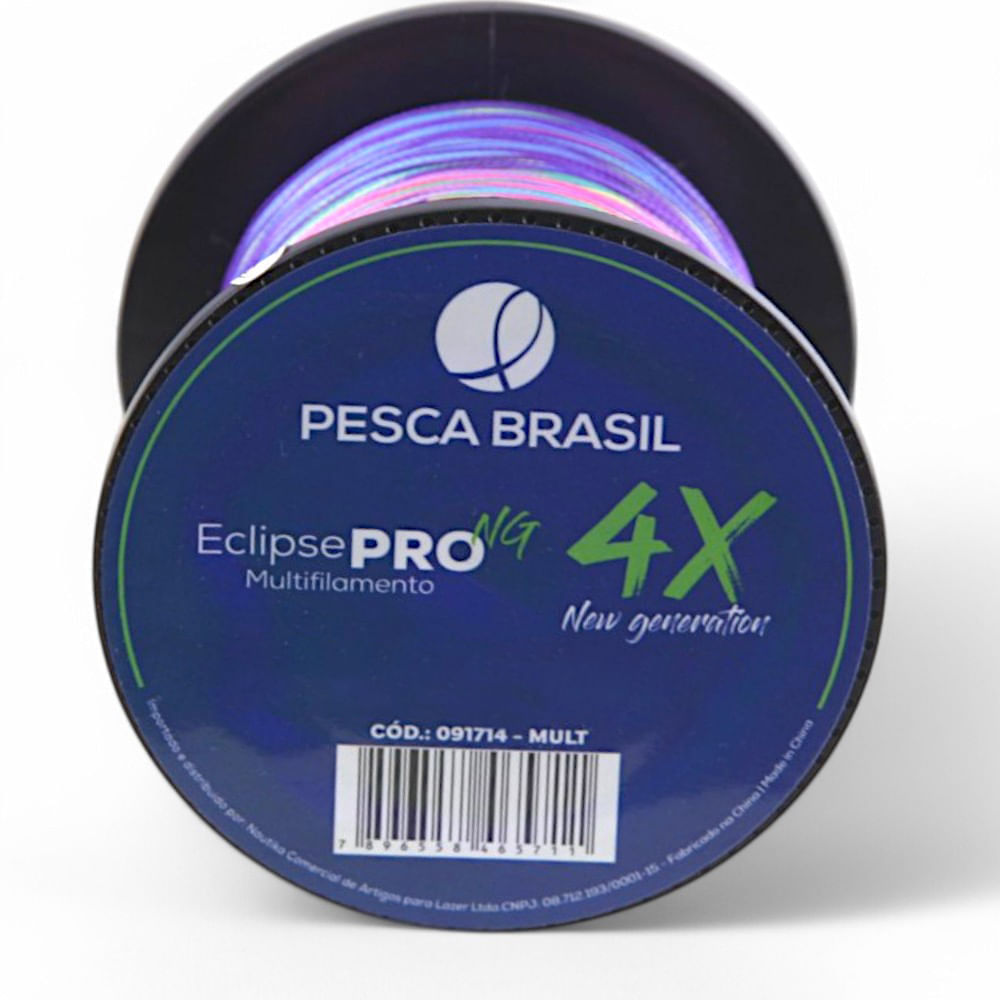 Linha de Pesca 500m Multi Eclipse Pro 4X NG Pesca Brasil 0,28mm