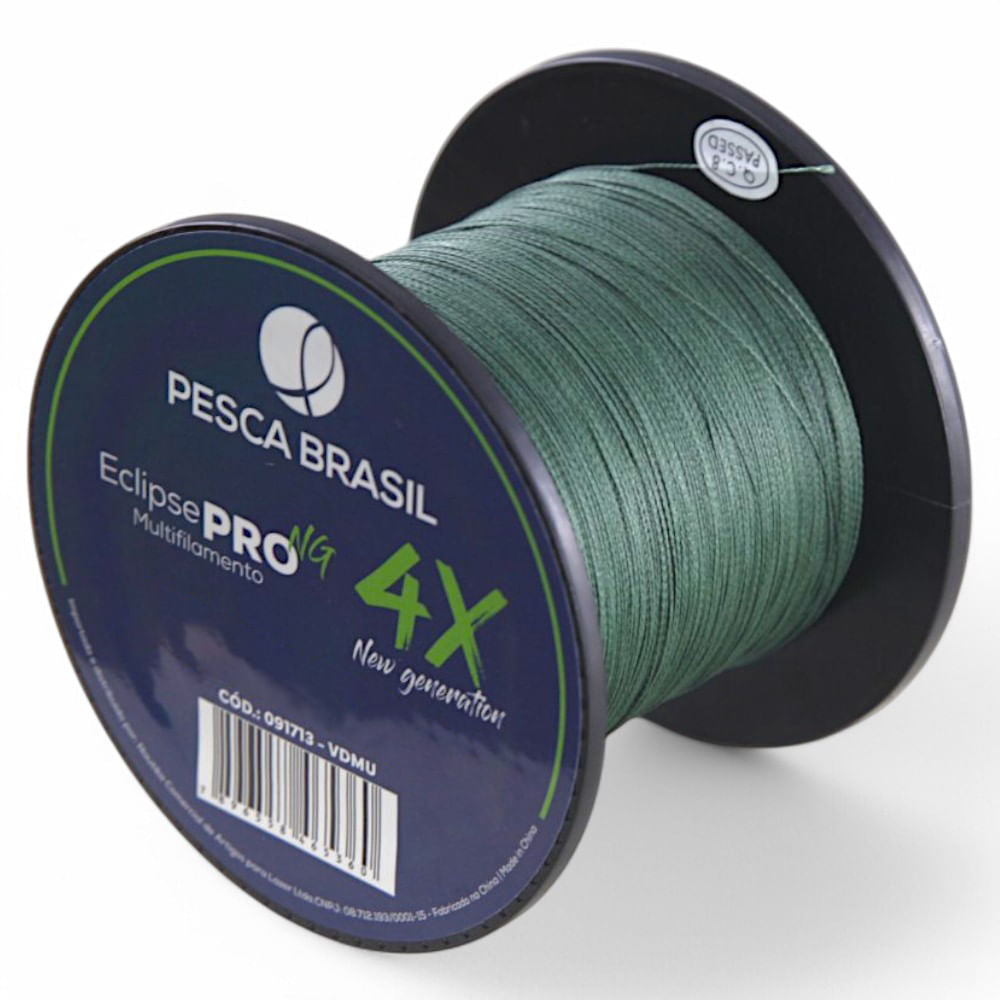 Linha de Pesca 500m Multi Eclipse Pro 4X NG Pesca Brasil 0,35 mm
