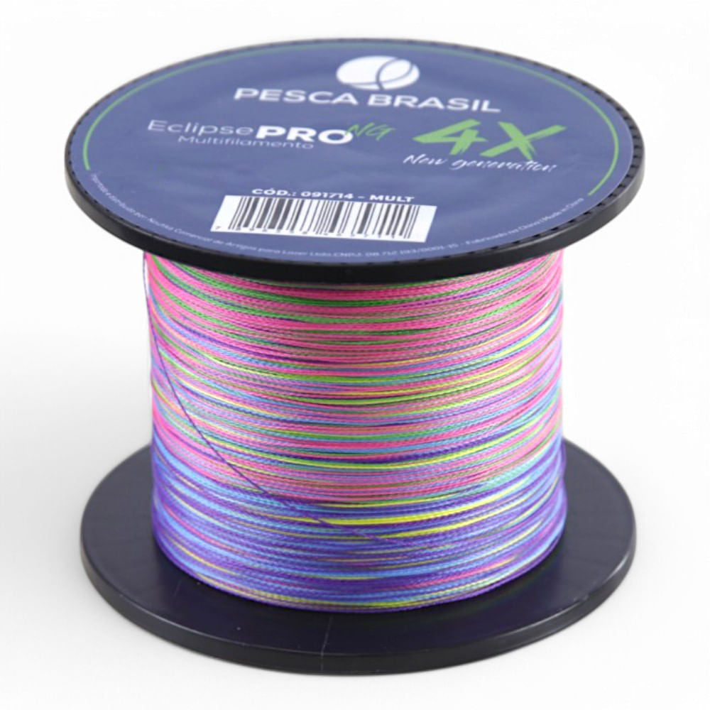 Linha de pesca 500m Multi Eclipse Pro 4X NG Pesca Brasil 0,40 mm