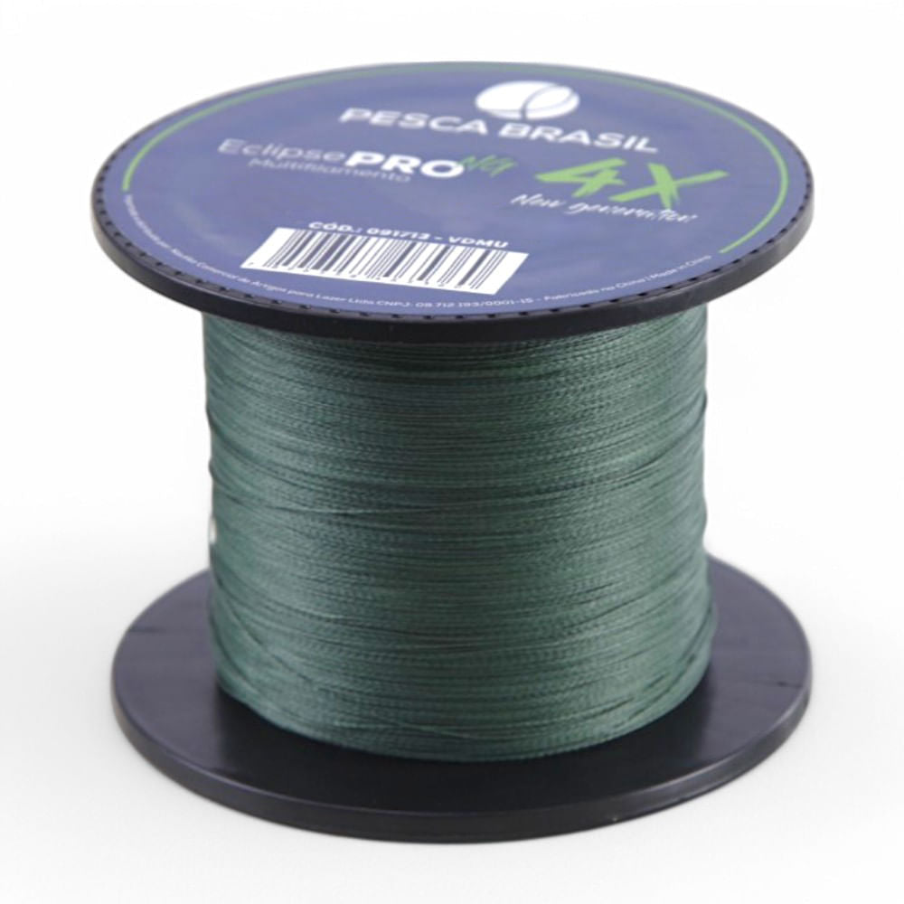 Linha de Pesca 500m Multi Eclipse Pro 4X NG Pesca Brasil 0,45mm Multifilamento