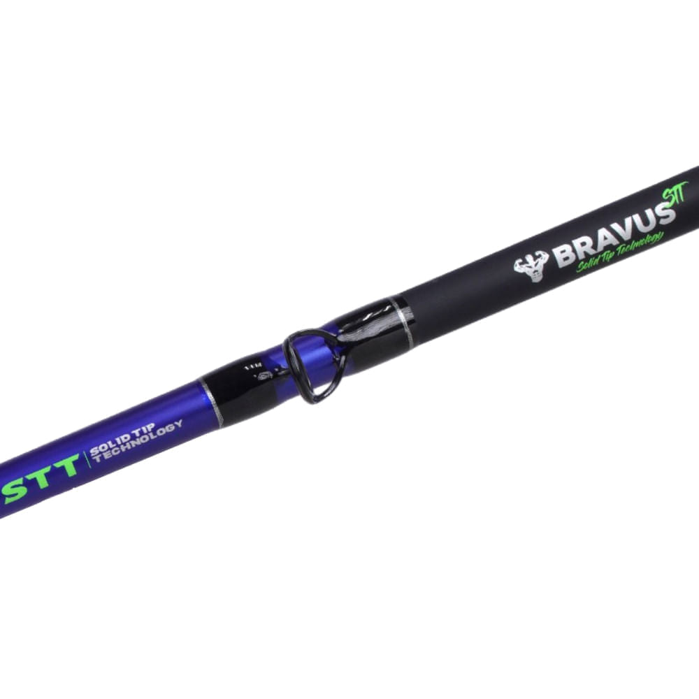 Vara para Carretilha 1,82m Bravus STT Fibra de Carbono 60lbs Pesca Brasil