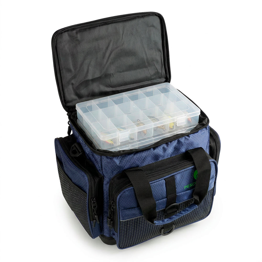 Bolsa Grande Pro Team NG Pesca Brasil com 4 Estojos