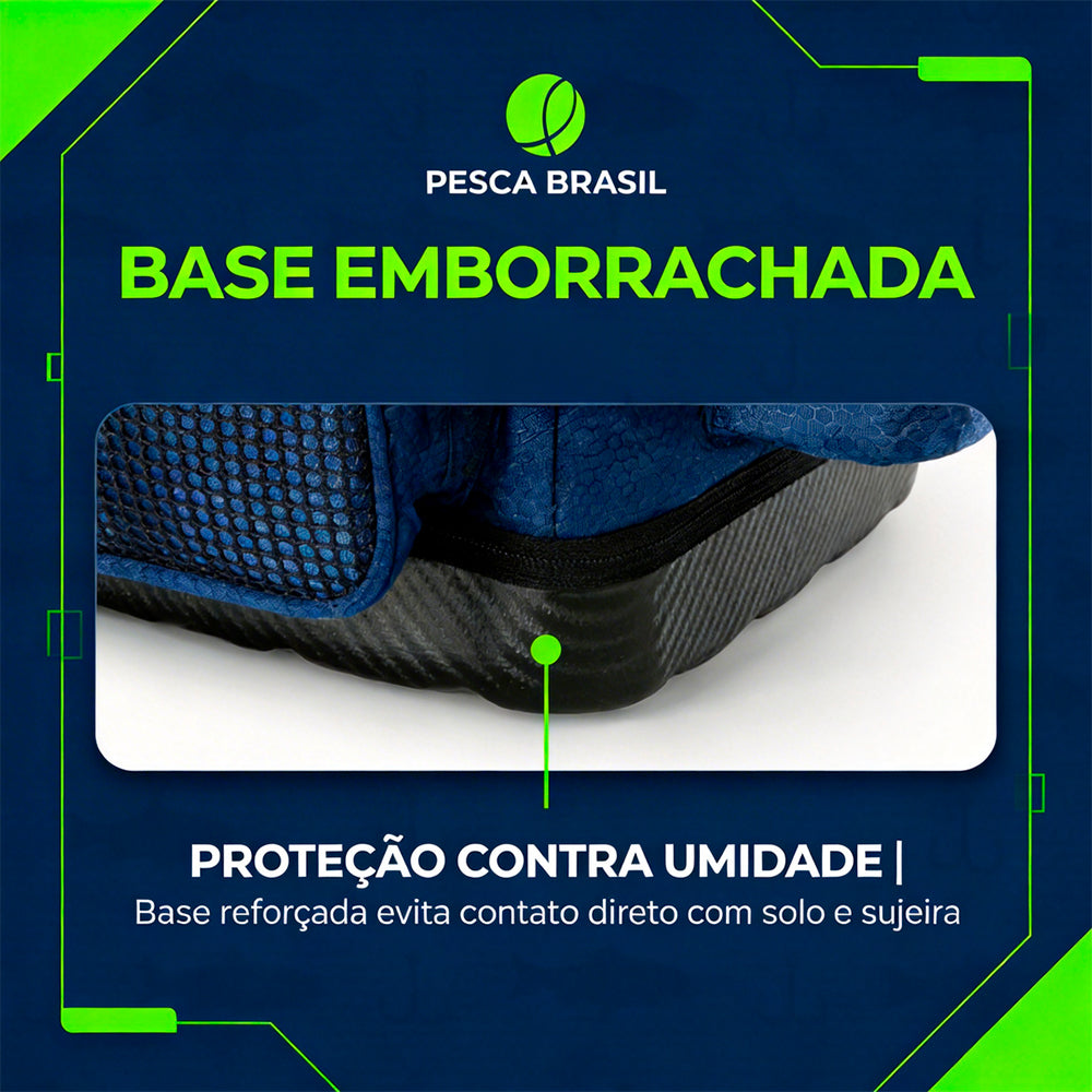 Bolsa Grande Pro Team NG Pesca Brasil com 4 Estojos