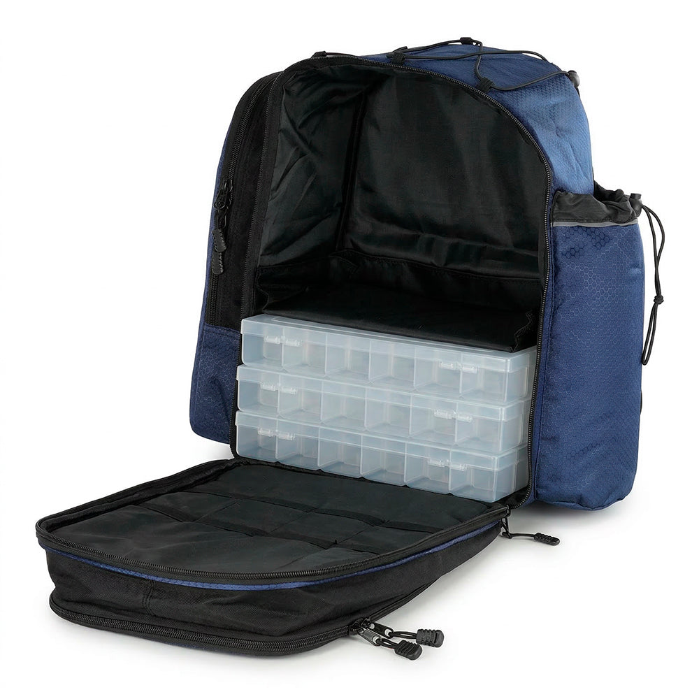 Mochila Pro Team NG Pesca Brasil com 4 Estojos Organizadores