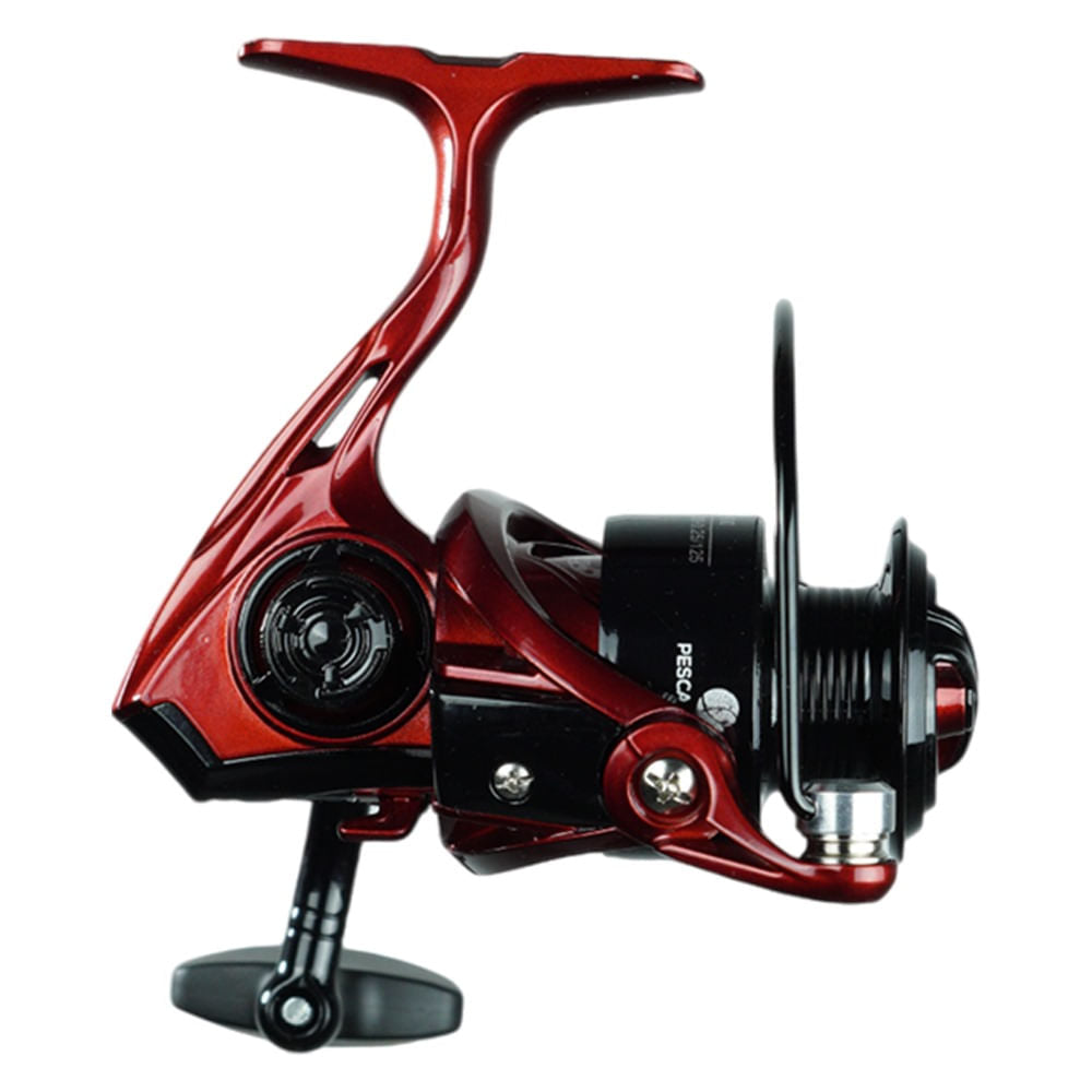 Molinete com 3 rolamentos em aço e carretel em grafite RUBI 4000 – Pesca Brasil