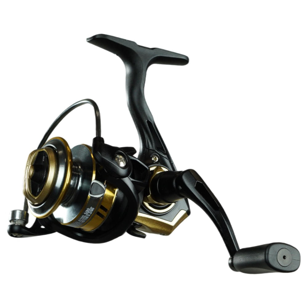 Molinete Millenium LEAF UL 800 Ambidestro, Estrutura de Zinco e Titânio Leve Preto Pesca Brasil