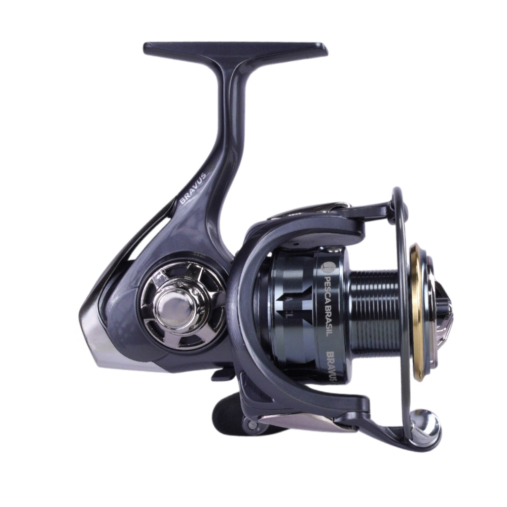 Molinete Pesca Brasil Bravus 20 Drag 12kg 5.1:1