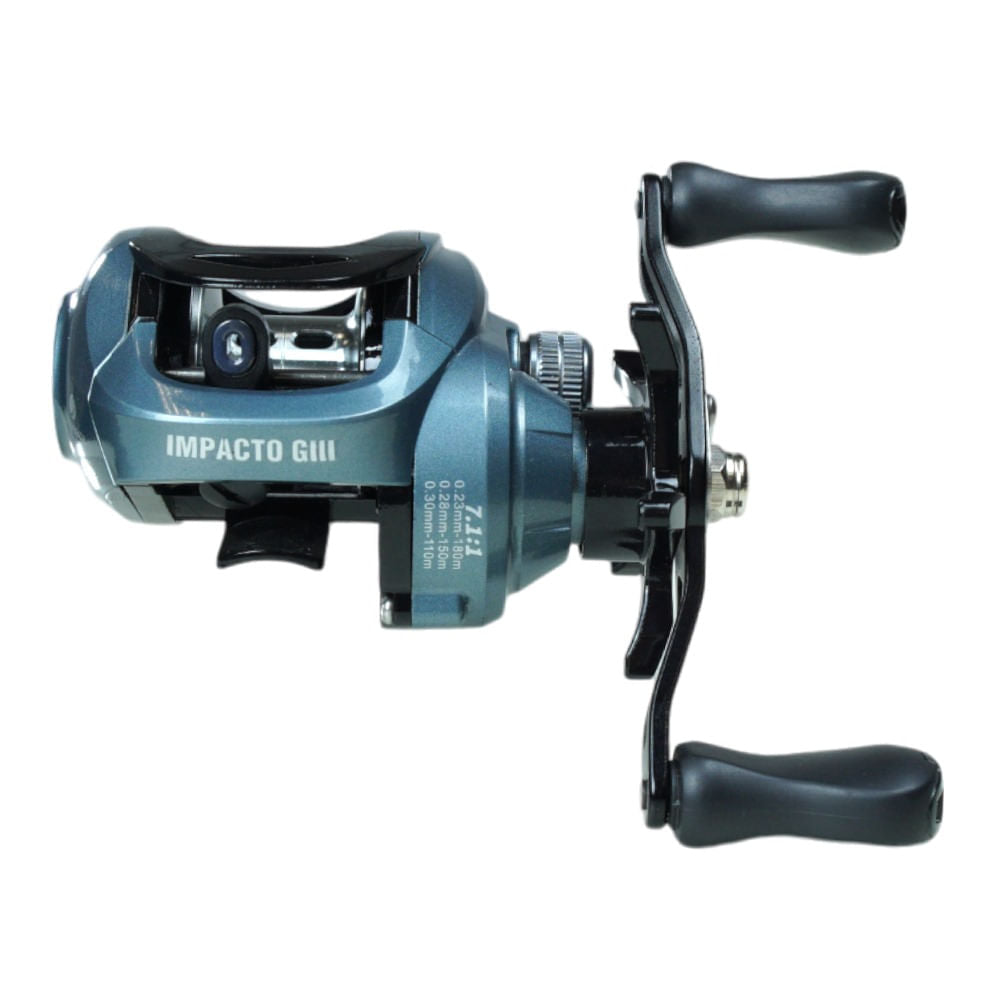 Carretilha de Pesca Mão Esquerda, Impacto G3 com Sistema Magnético, Pesca Brasil