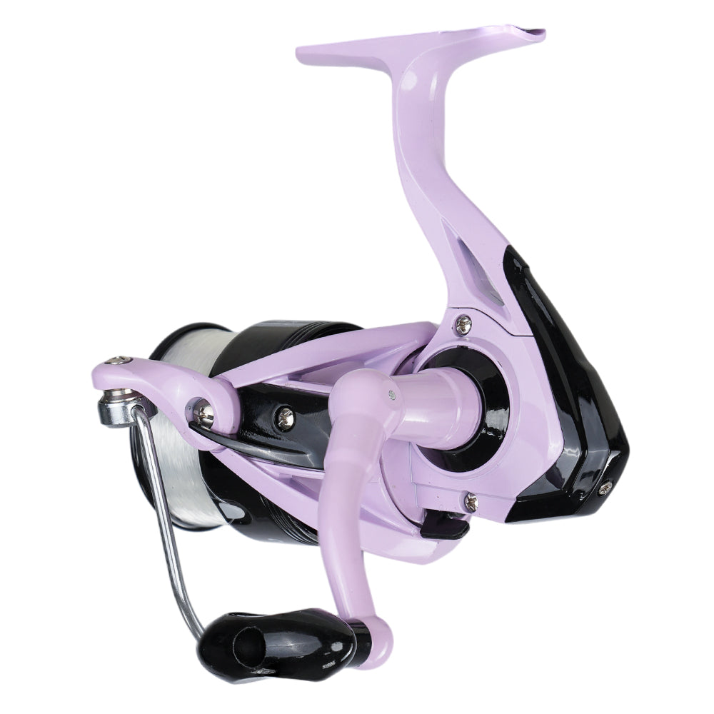 Combo Vara + Molinete Feminino Pesca Brasil Maxpower Lady