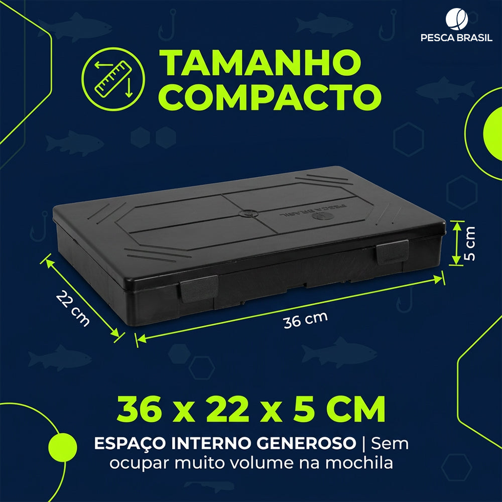 Estojo Multiuso G Pesca Brasil com Divisórias