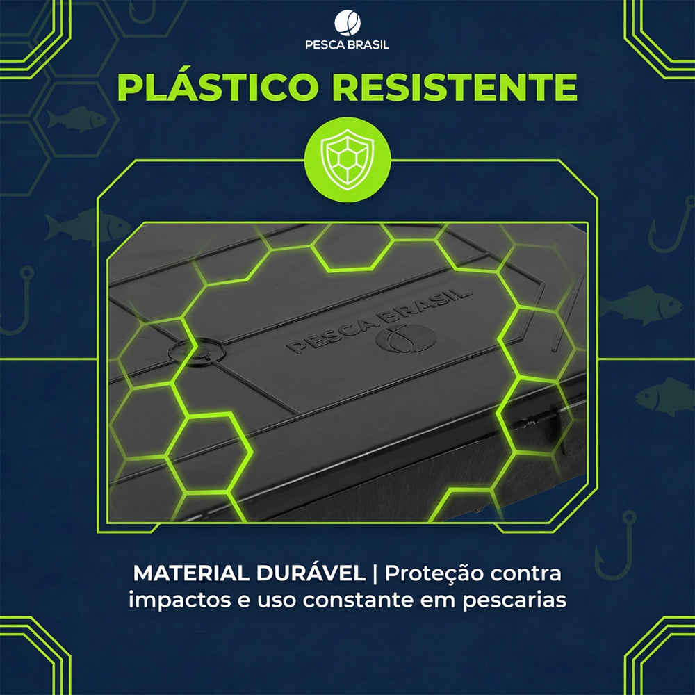 Estojo Multiuso G Pesca Brasil com Divisórias