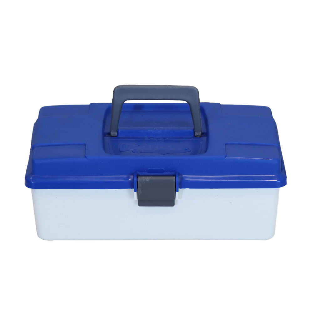 Maleta para pesca PB Box 001 da Pesca Brasil com 1 estojo multiuso e bandeja interna