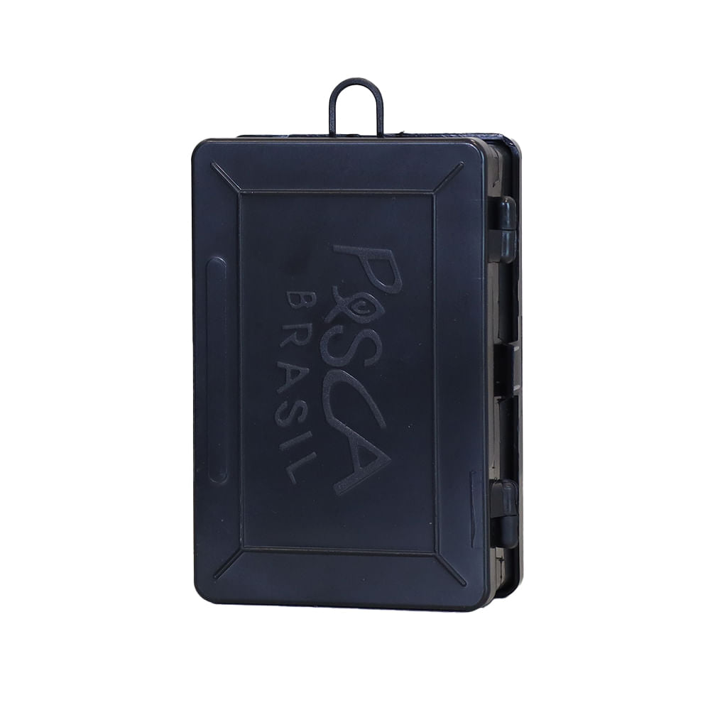 Maleta para pesca PB Box 001 da Pesca Brasil com 1 estojo multiuso e bandeja interna