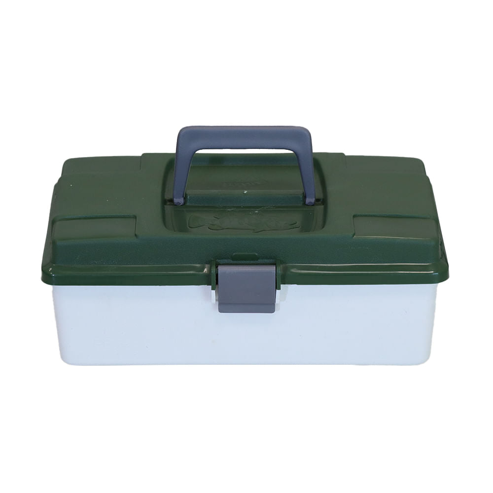 Maleta para pesca PB Box 001 da Pesca Brasil com 1 estojo multiuso e bandeja interna