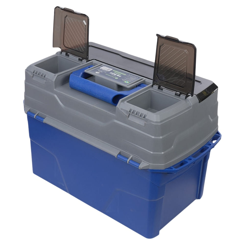 Maleta de Pesca PB Box Max + 3 Bandejas Articuladas Pesca Brasil