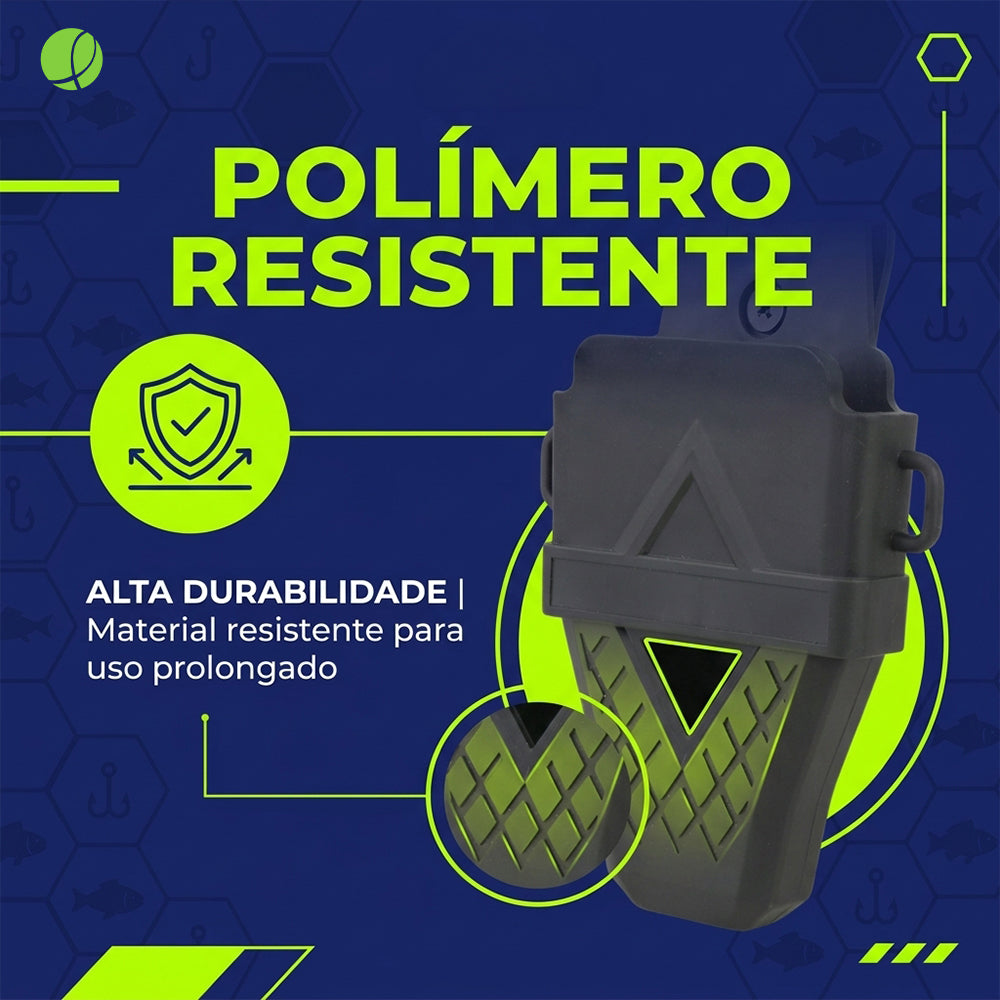 Porta Alicate Max Pesca Brasil Kit com 3 Unidades Prendedor Giratório 360° Resistente