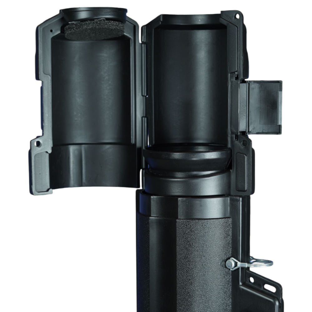 Porta Varas Bazzuka Millenium Ultra Polietileno Alto Impacto 2,16m, Comporta até 8 Varas Preto Pesca Brasil