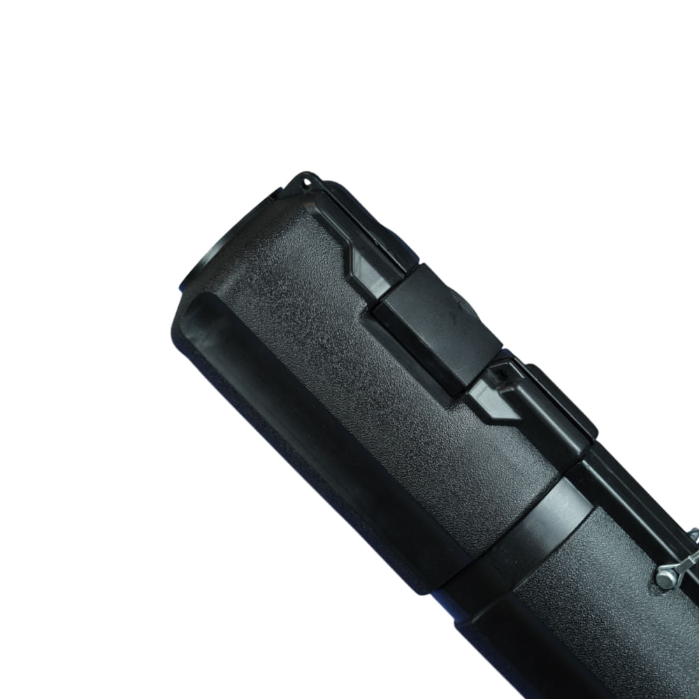 Porta Varas Bazzuka Millenium Ultra Polietileno Alto Impacto 2,16m, Comporta até 8 Varas Preto Pesca Brasil