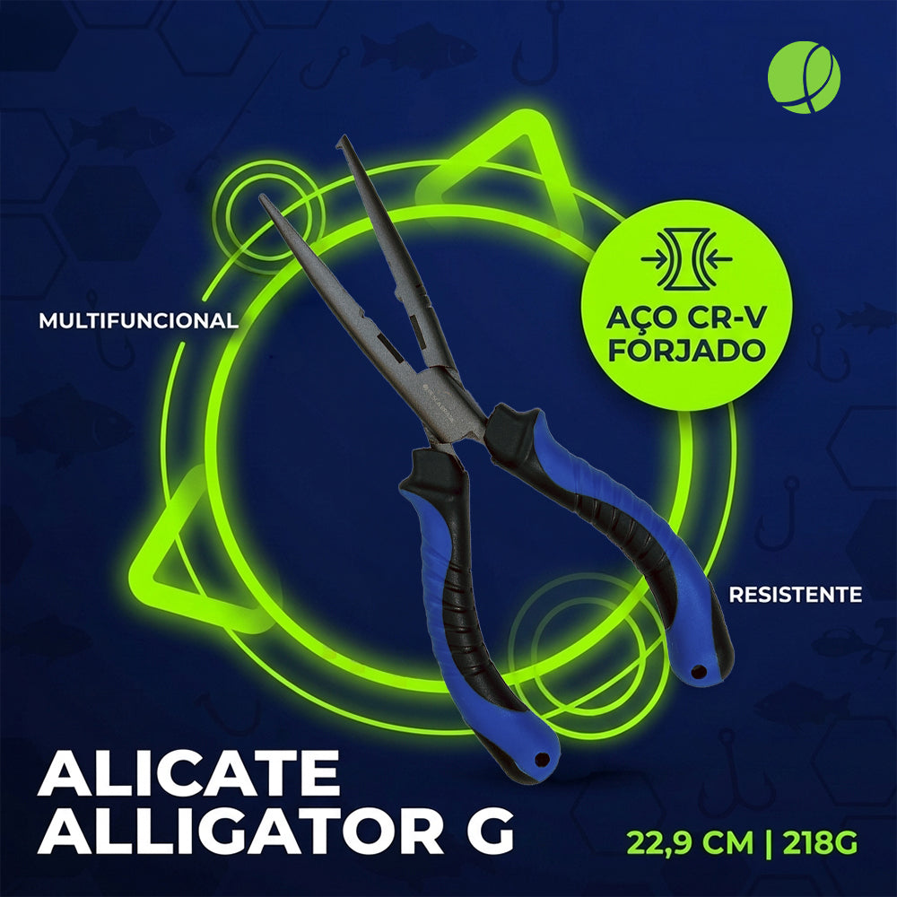 Kit Porta Alicate Max + Alicate Alligator G - Pesca Brasil
