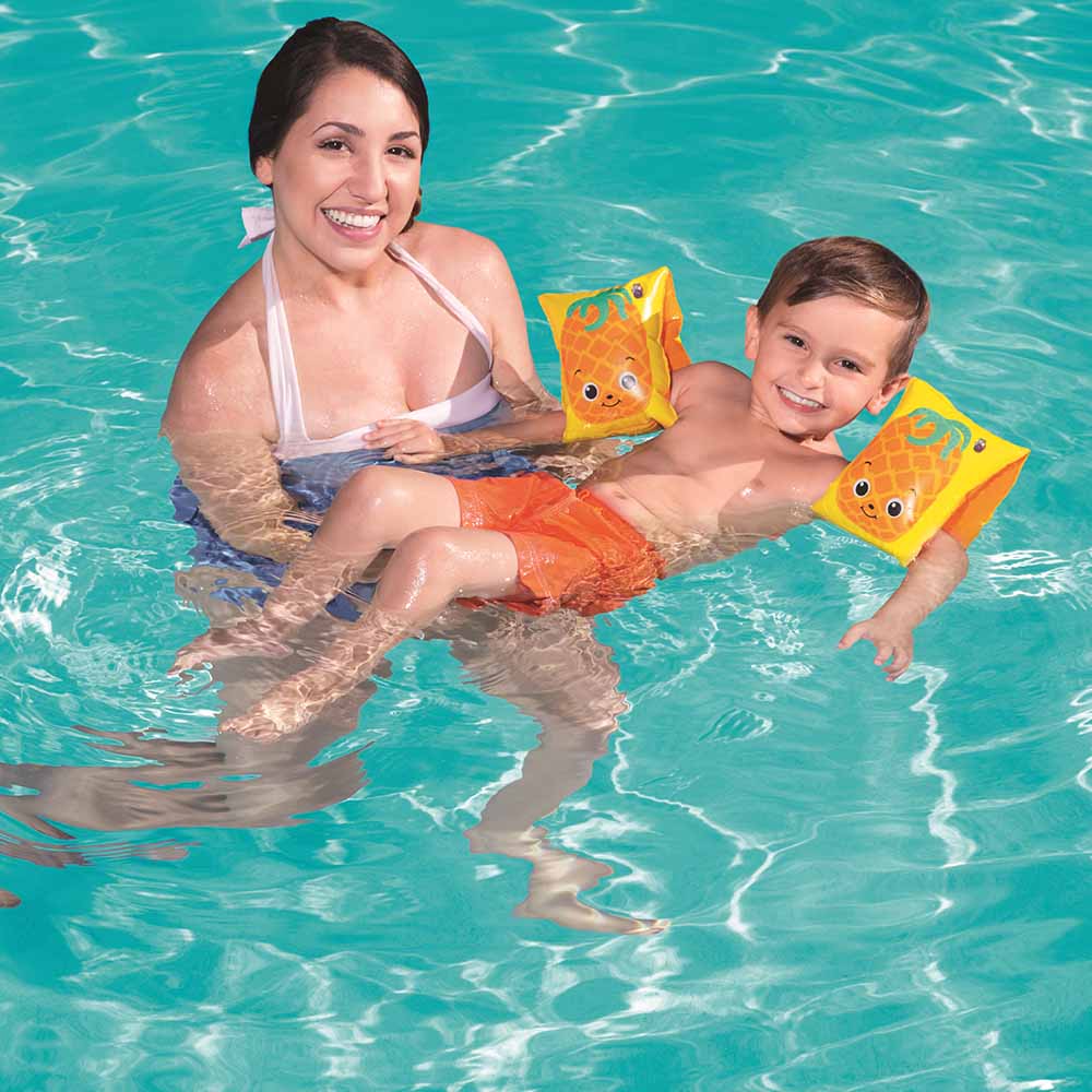 Boia Morango de Braço Bestway Frutas de 3 a 6 anos para 1 pessoa