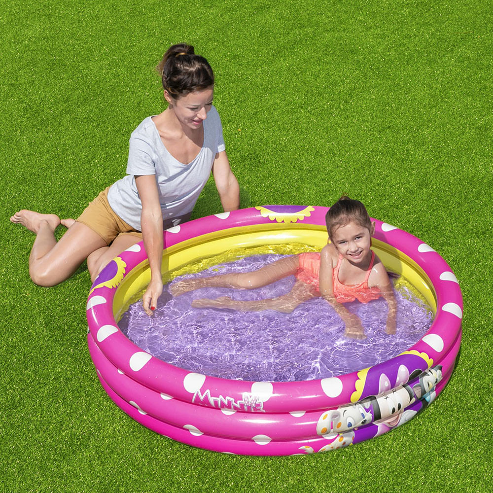 Piscina inflável da Minnie Bestway de 140 litros a partir de 2 anos