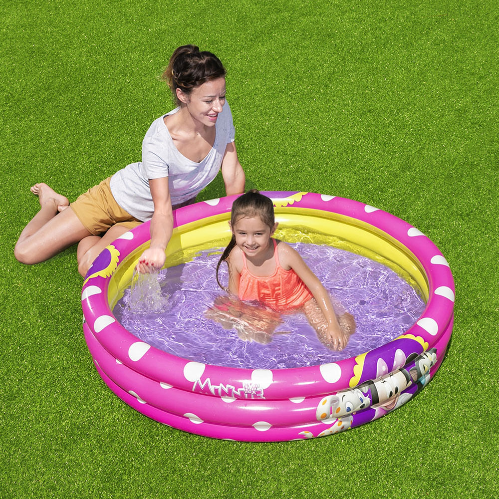 Piscina inflável da Minnie Bestway de 140 litros a partir de 2 anos