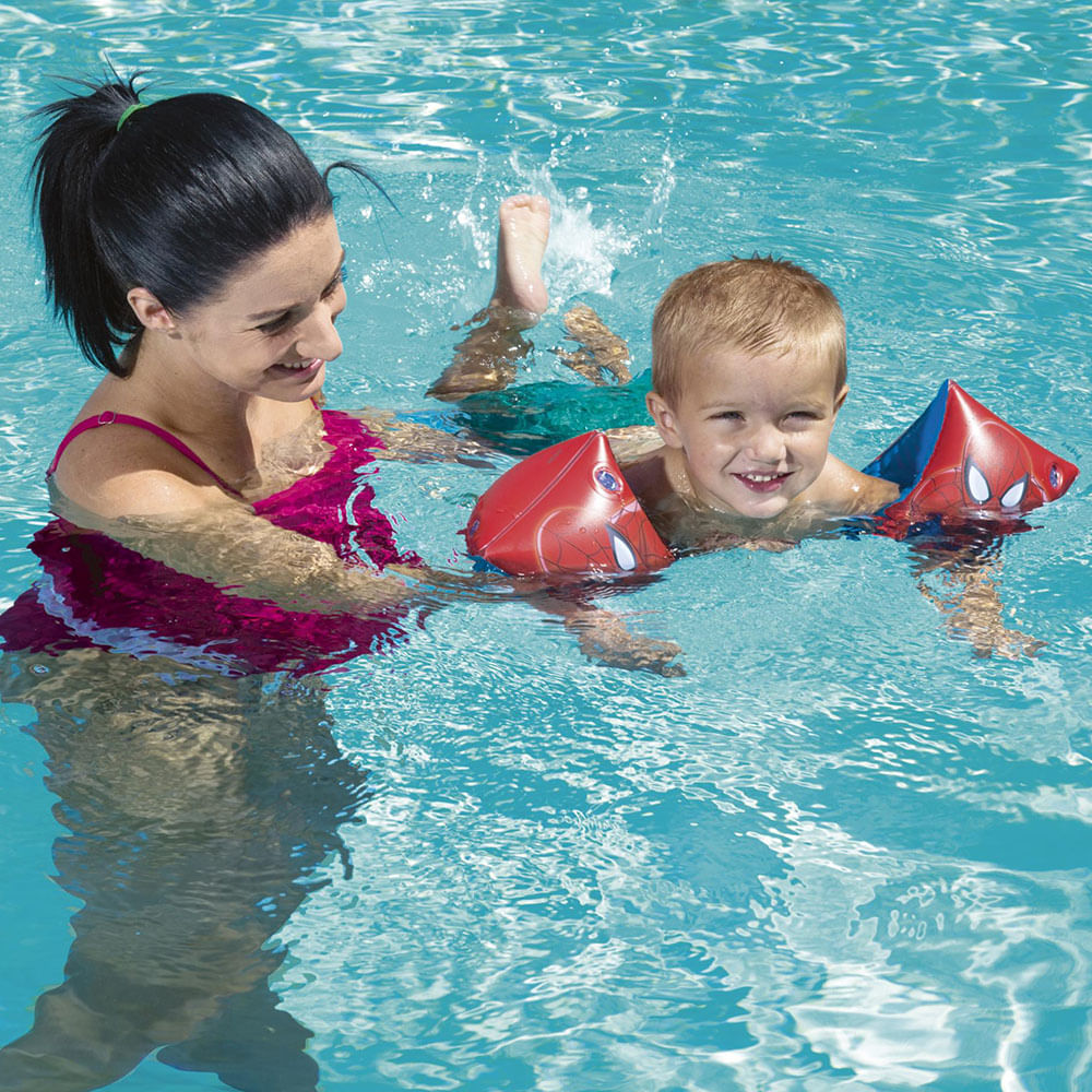 Boia de braço do Homem-Aranha Bestway de 3 a 6 anos