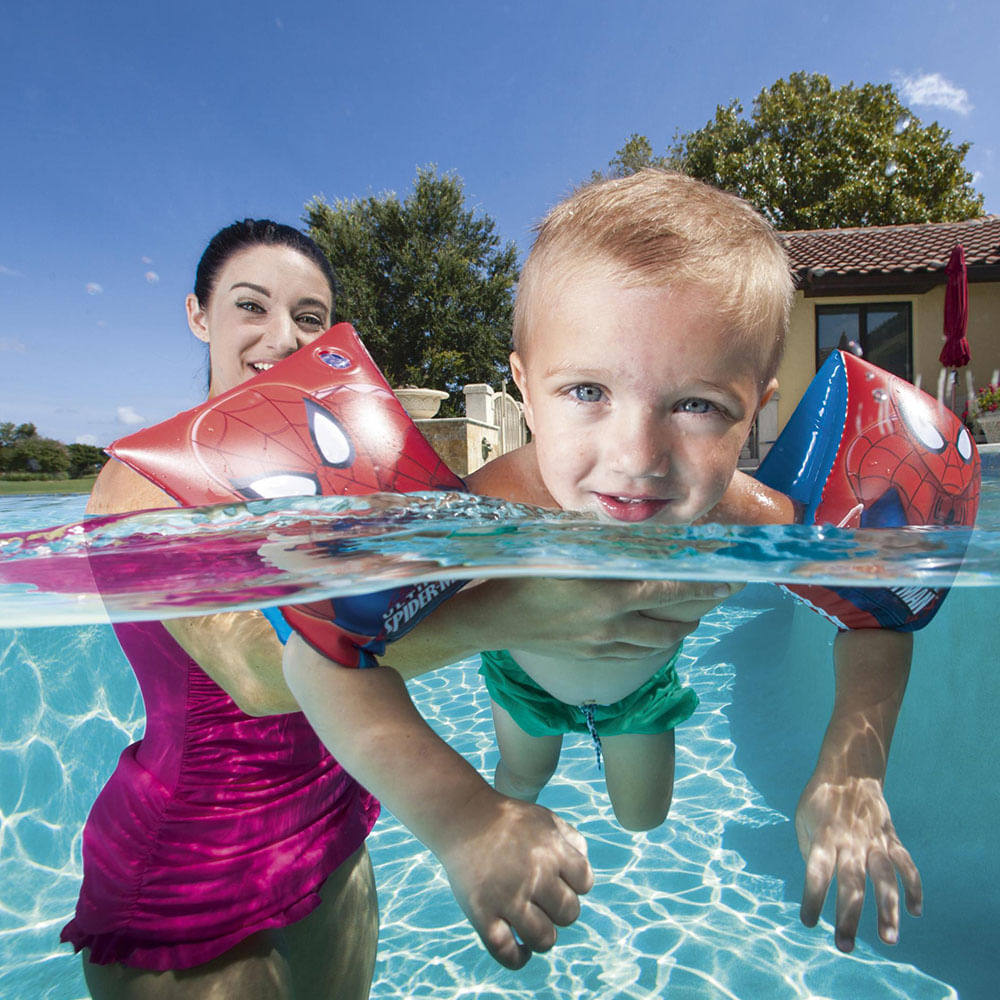 Boia de braço do Homem-Aranha Bestway de 3 a 6 anos