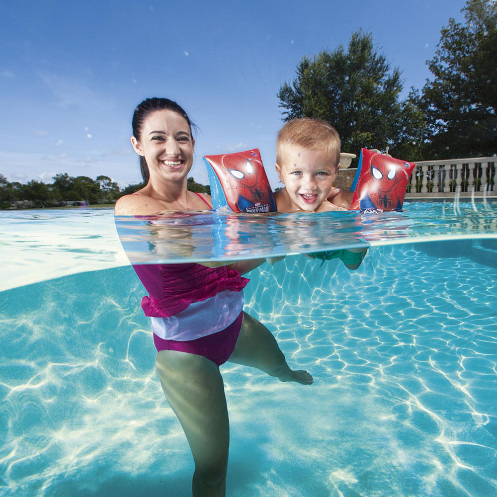 Boia de braço do Homem-Aranha Bestway de 3 a 6 anos