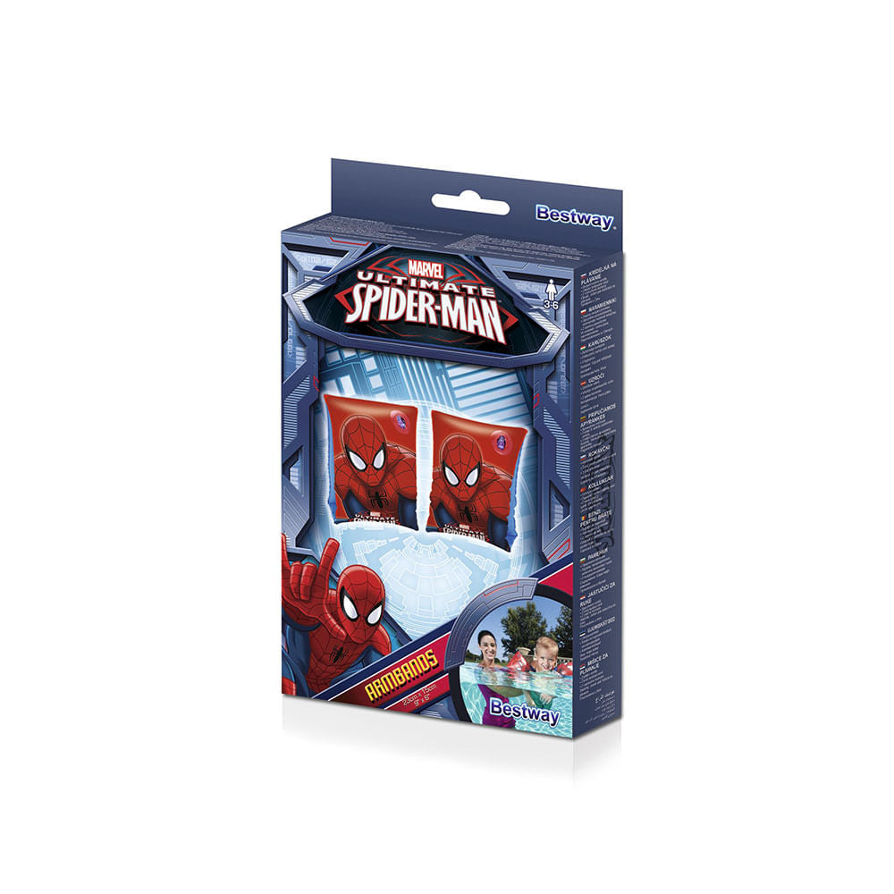 Boia de braço do Homem-Aranha Bestway de 3 a 6 anos