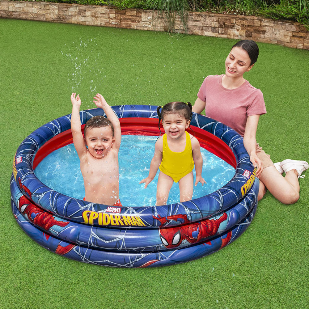 Piscina inflável do Homem-Aranha Bestway de 200 litros a partir de 2 anos