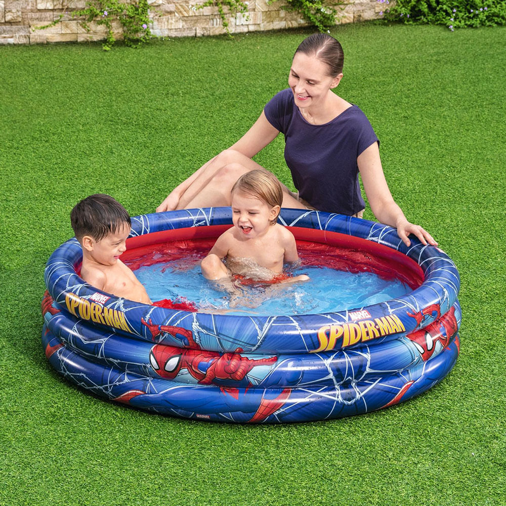 Piscina inflável do Homem-Aranha Bestway de 200 litros a partir de 2 anos
