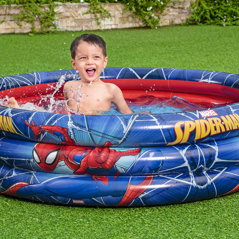 Piscina inflável do Homem-Aranha Bestway de 200 litros a partir de 2 anos