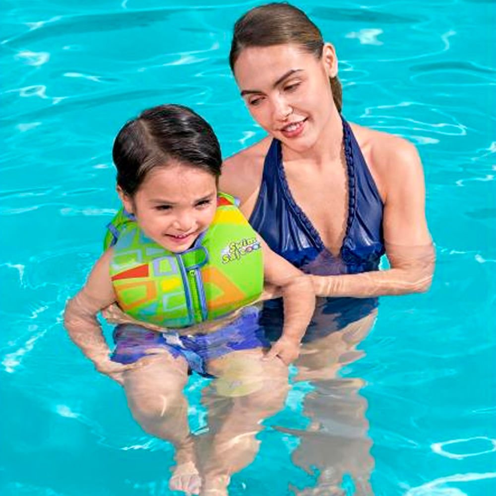 Colete infantil flutuador com espuma Bestway